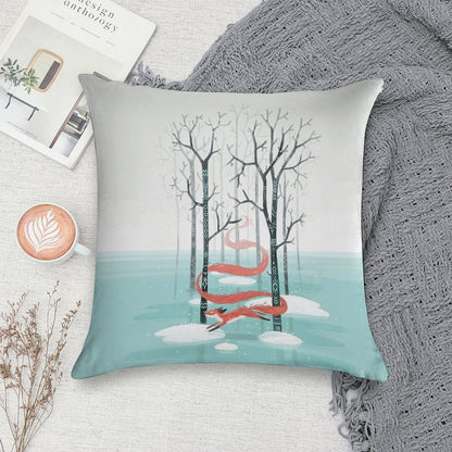 Forest Spirit Soft Washable Throw Pillow
