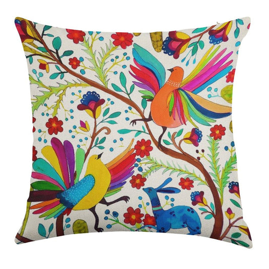 Amate 1 Linen Throw Pillow Cover