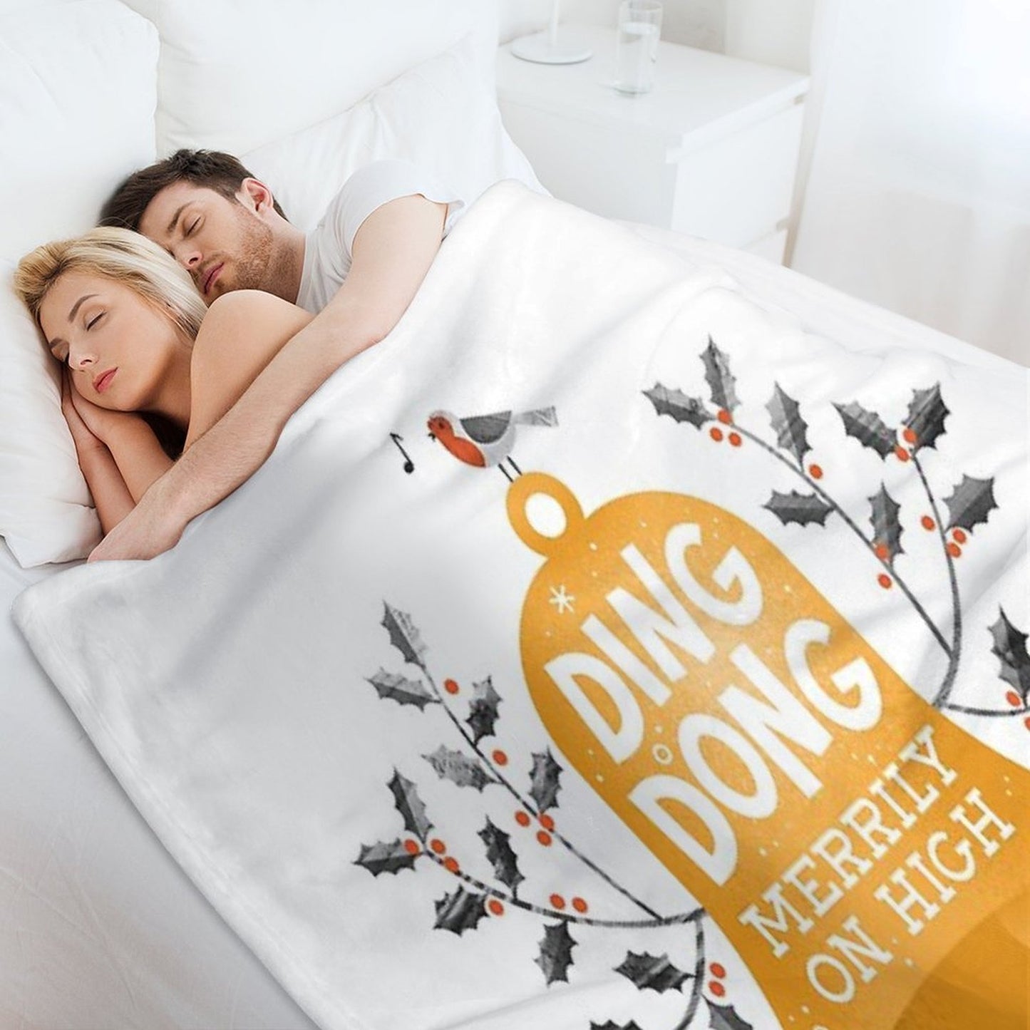 Ding-dong Merrily on High Throw Blanket