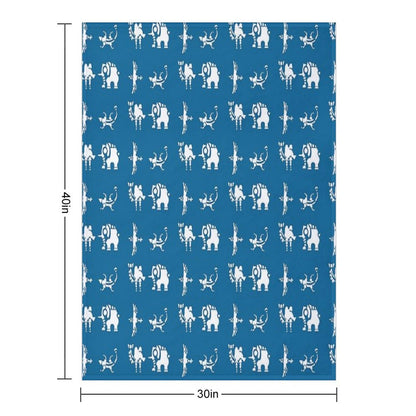 Divine Beasts Throw Blanket