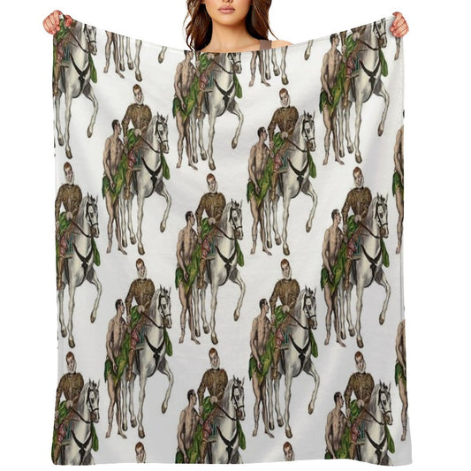 Saint Martin And The Beggar (16001614) by Greek 16th Century And El Greco Throw Blanket