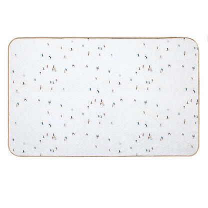 Ski Slopes Bath Mat