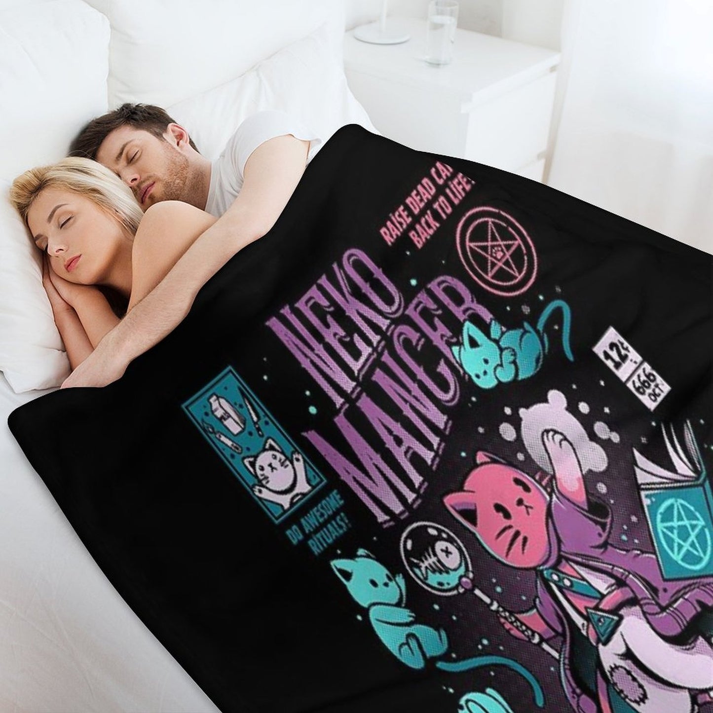 Nekomancer Throw Blanket