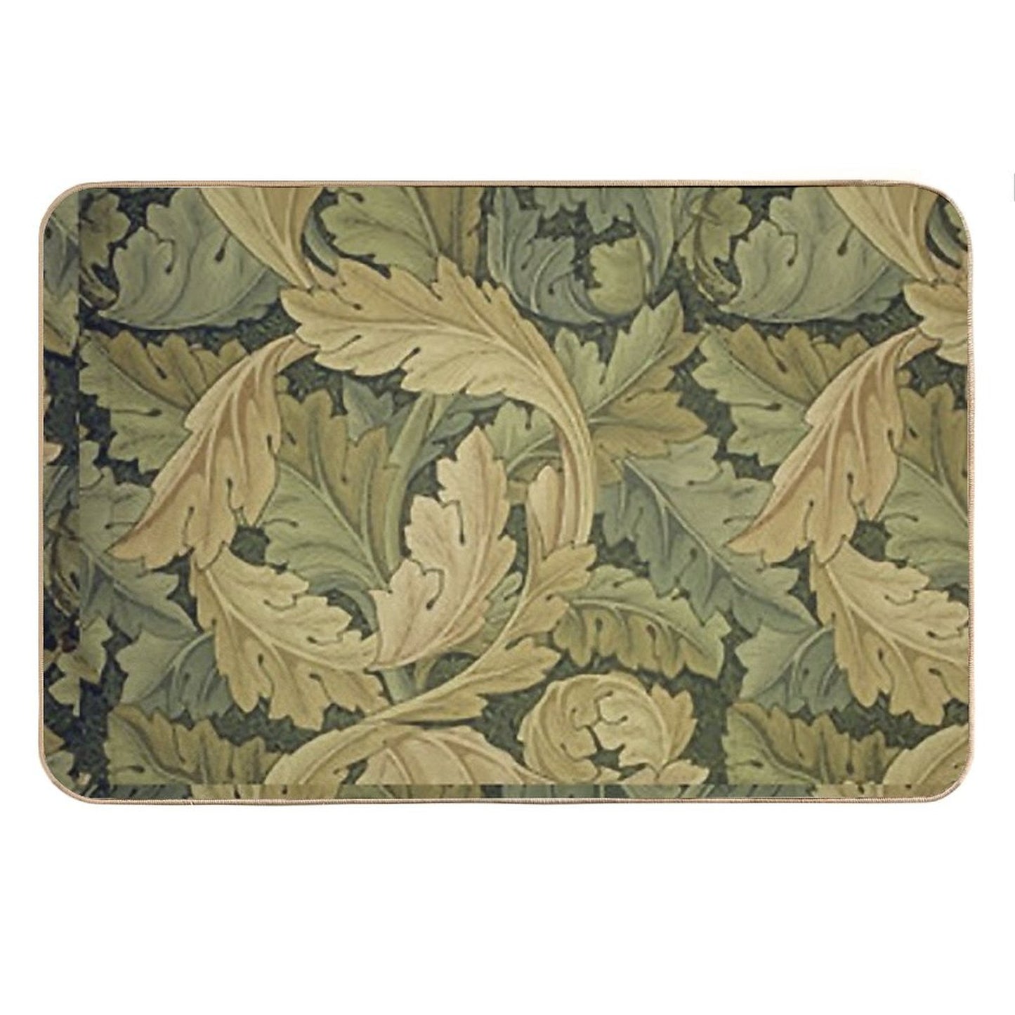 William Morris Acanthus Pattern Bath Mat