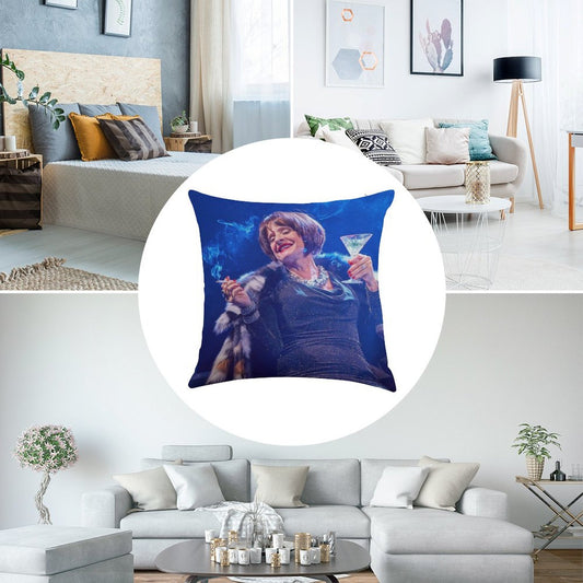 Patti LuPone As Joanne in Company Linen Throw Pillow Cover