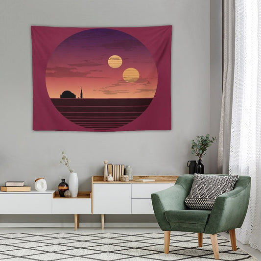 The Binary Sunset Tapestry