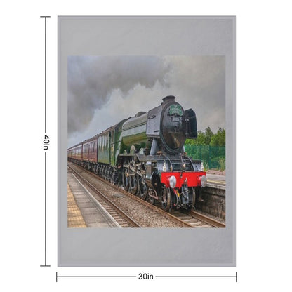 The Flying Scotsman Throw Blanket