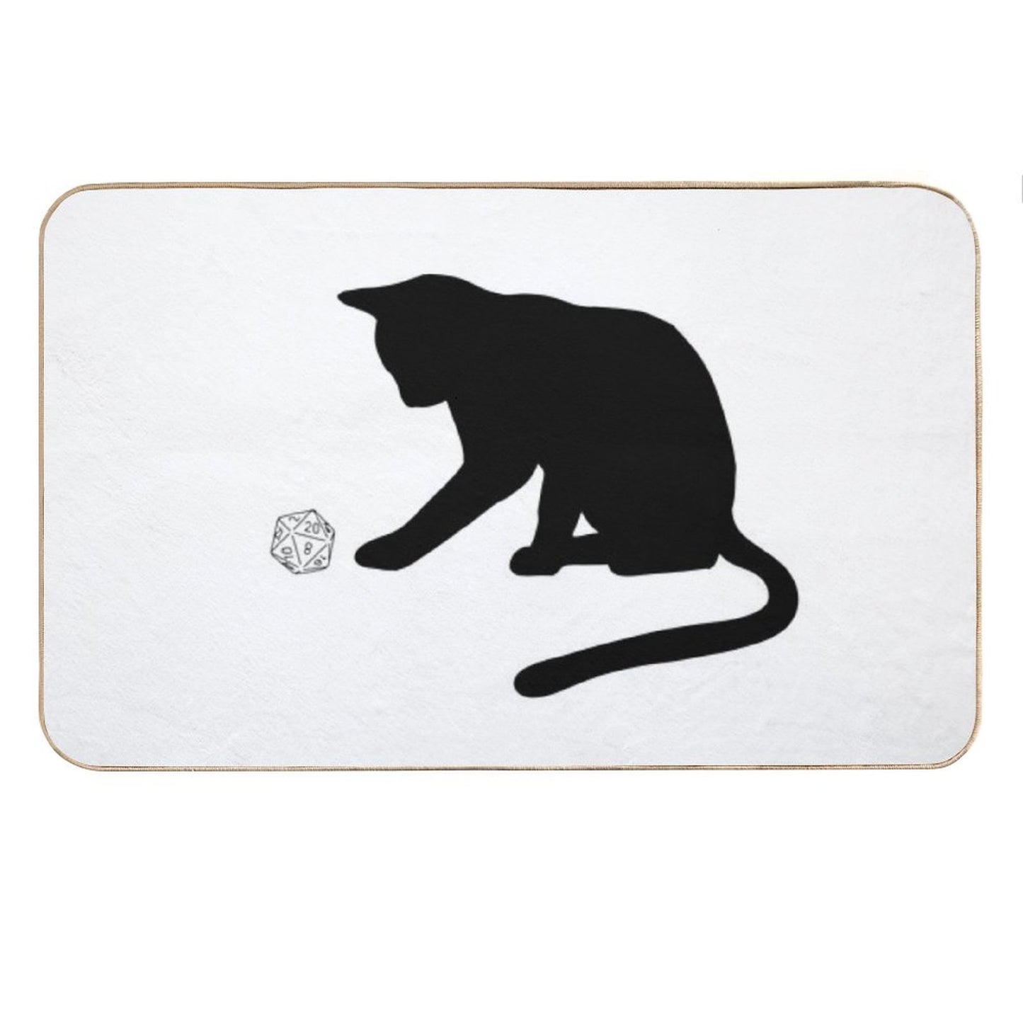 D20 Cat Bath Mat