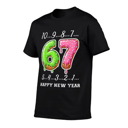 67 Happy New Year Six Seven Funny Countdown 2026 Brainrot  Durable T-Shirt