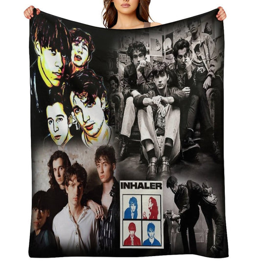 Inhaler Band Dublin Throw Blanket