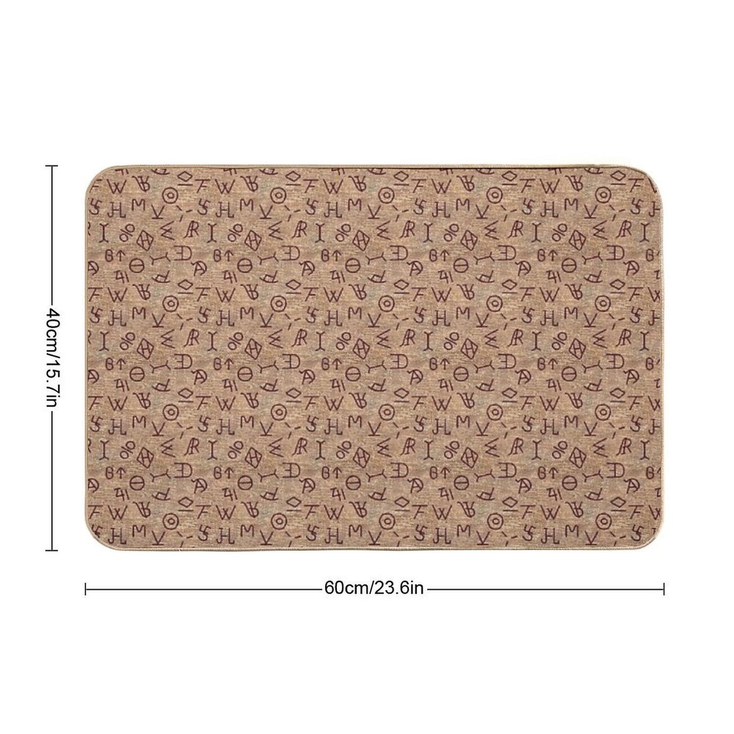 Cattle Brands Bath Mat