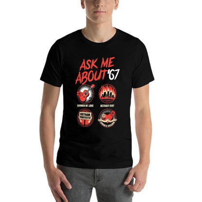 Funny 67 History Teacher Teacher 6 7 Funny Overuse 67  Heathered Texture T-Shirt