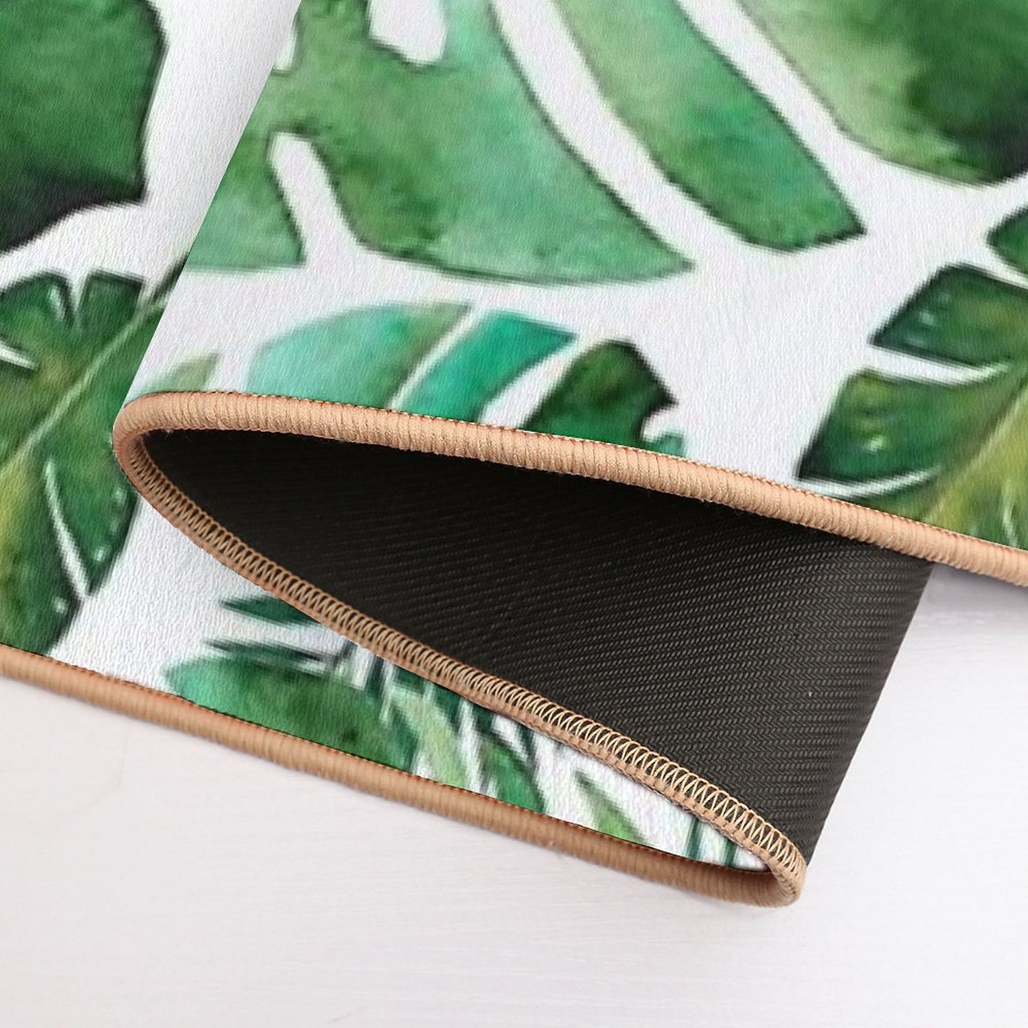 Monstera Banana Palm Leaf Bath Mat