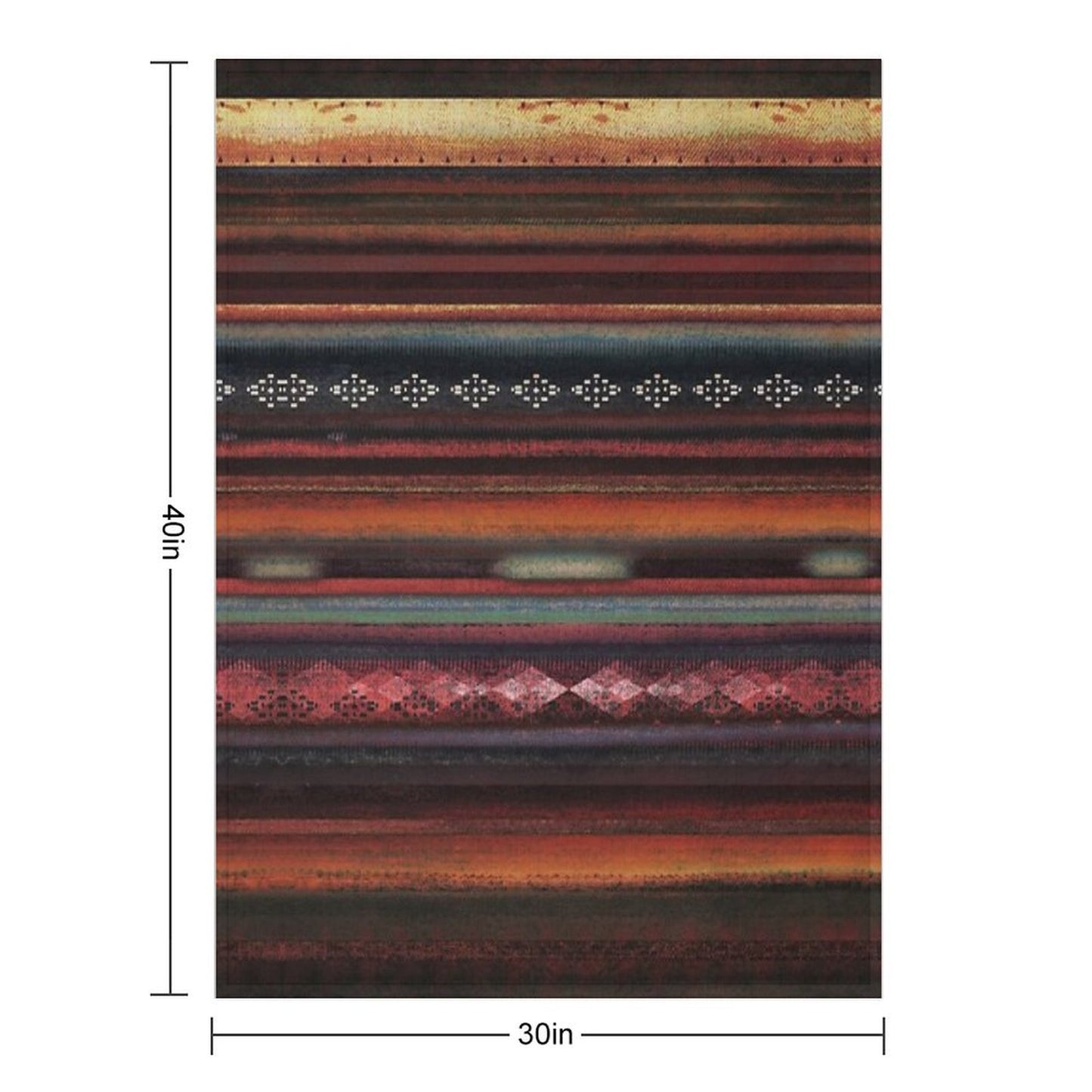 The Travellers Garmet Throw Blanket