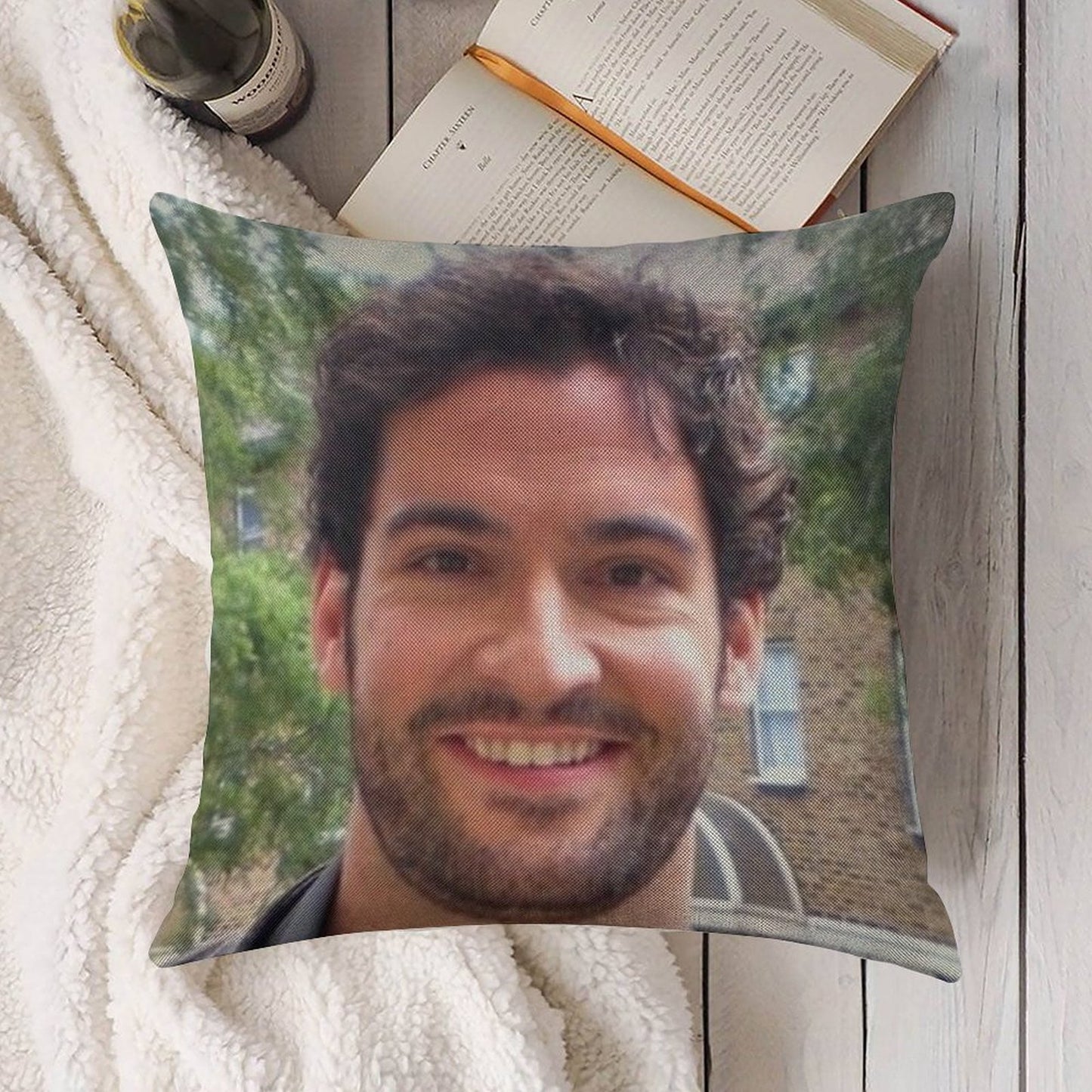 Gary Pillow Linen Throw Pillow Cover