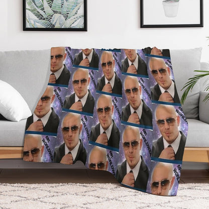 Mr Worldwide Throw Blanket