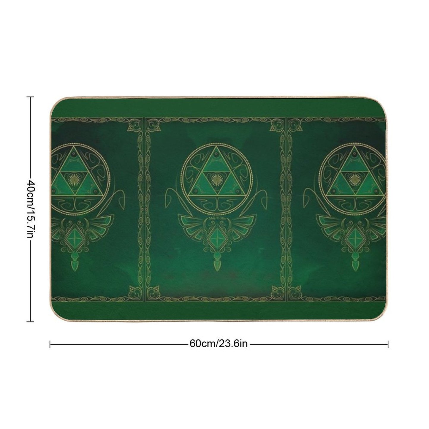 ~Green Courage~ Bath Mat
