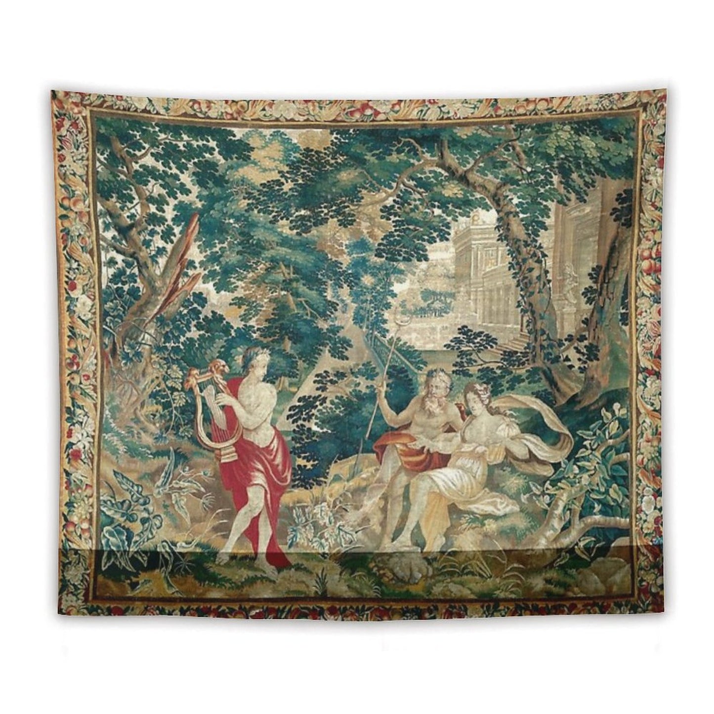 Orpheus Playing The Lyre to Hades And Persephone, from Orpheus And Eurydice Or The Metamorphoses Tapestry