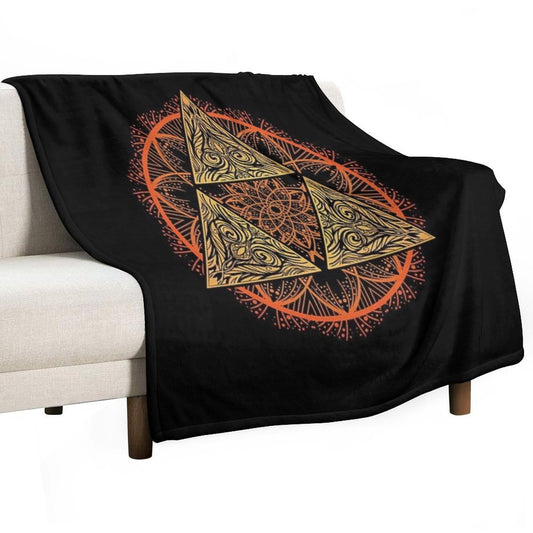 Mandalaforce Throw Blanket