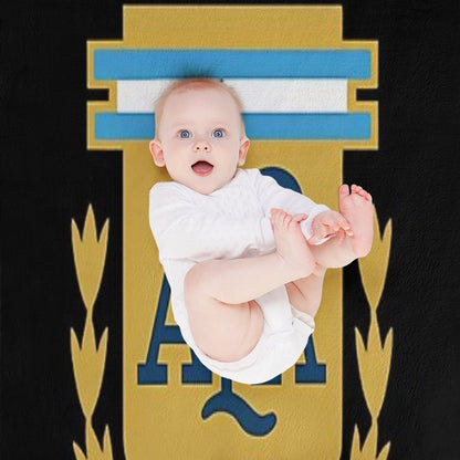 Argentina Afa 3 Stars Logo Throw Blanket
