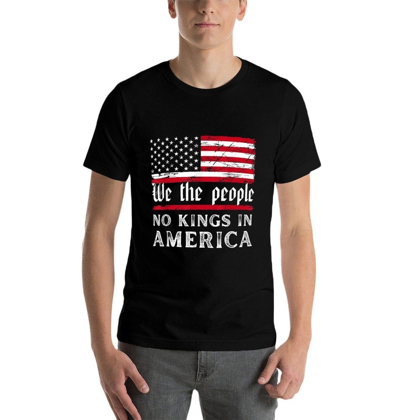 No Kings In America We The People  Affordable Price T-Shirt