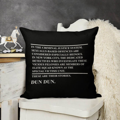Law & Order Svu Linen Throw Pillow Cover