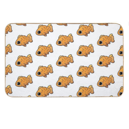 Cute Goldfish Cartoon Pet Bath Mat
