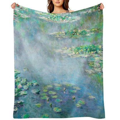 Monet Water Lilies  Nymphéas 1906 Throw Blanket