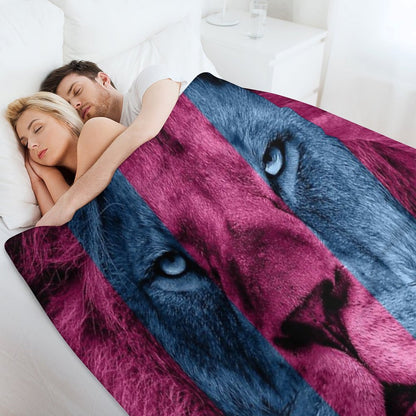 Aston Villa Lion Throw Blanket