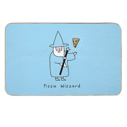 Pizza Wizzard  Rapid-Drying Bath Mat