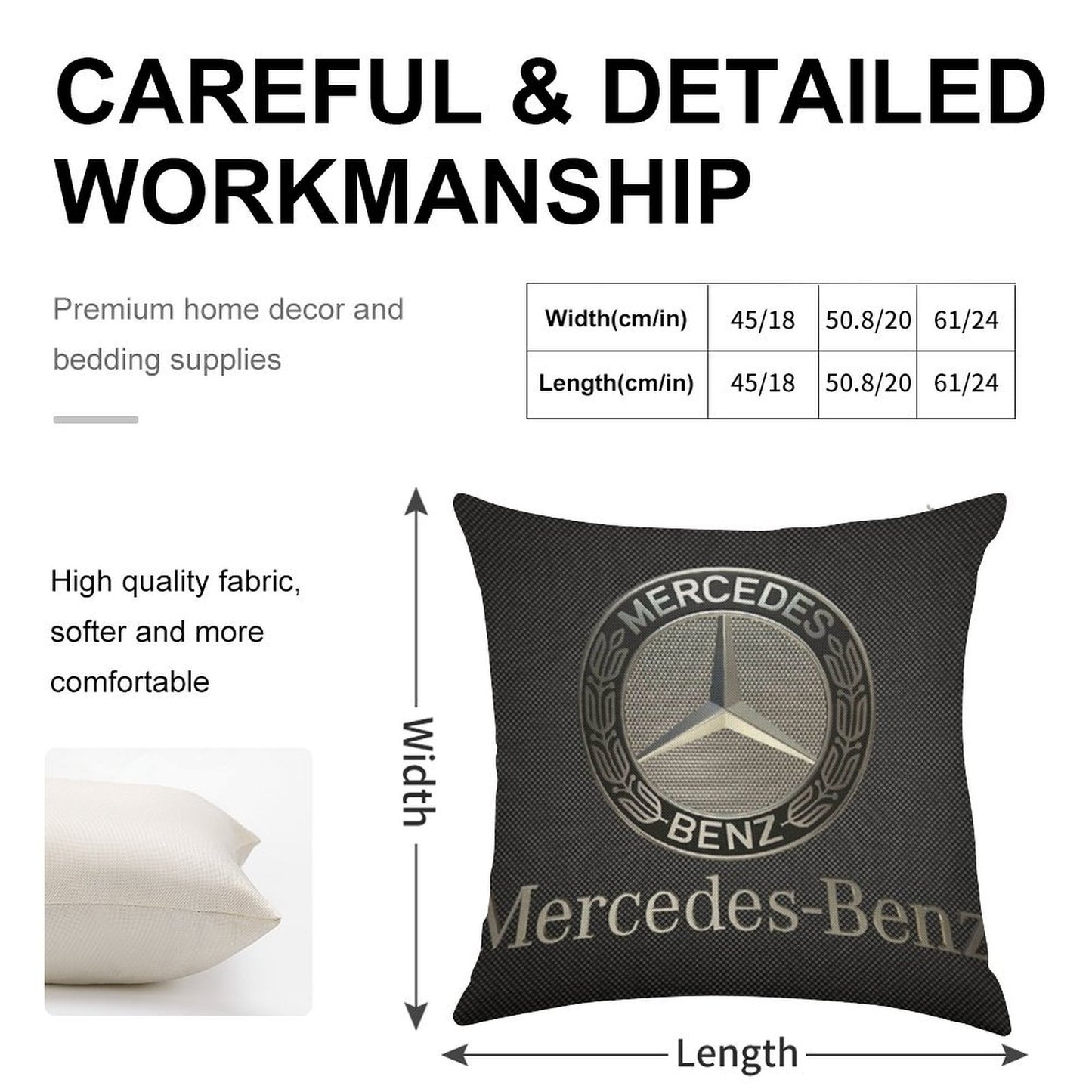 Driving Performance Linen Throw Pillow Cover