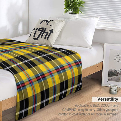 Cornish Tartan Throw Blanket