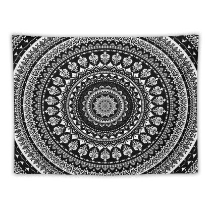 Mandala Monochrome 2 Tapestry