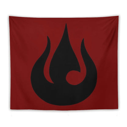 Fire Nation Royal Banner Tapestry