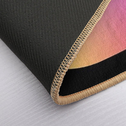 Rainbow Holographic Oculus VR Logo Bath Mat