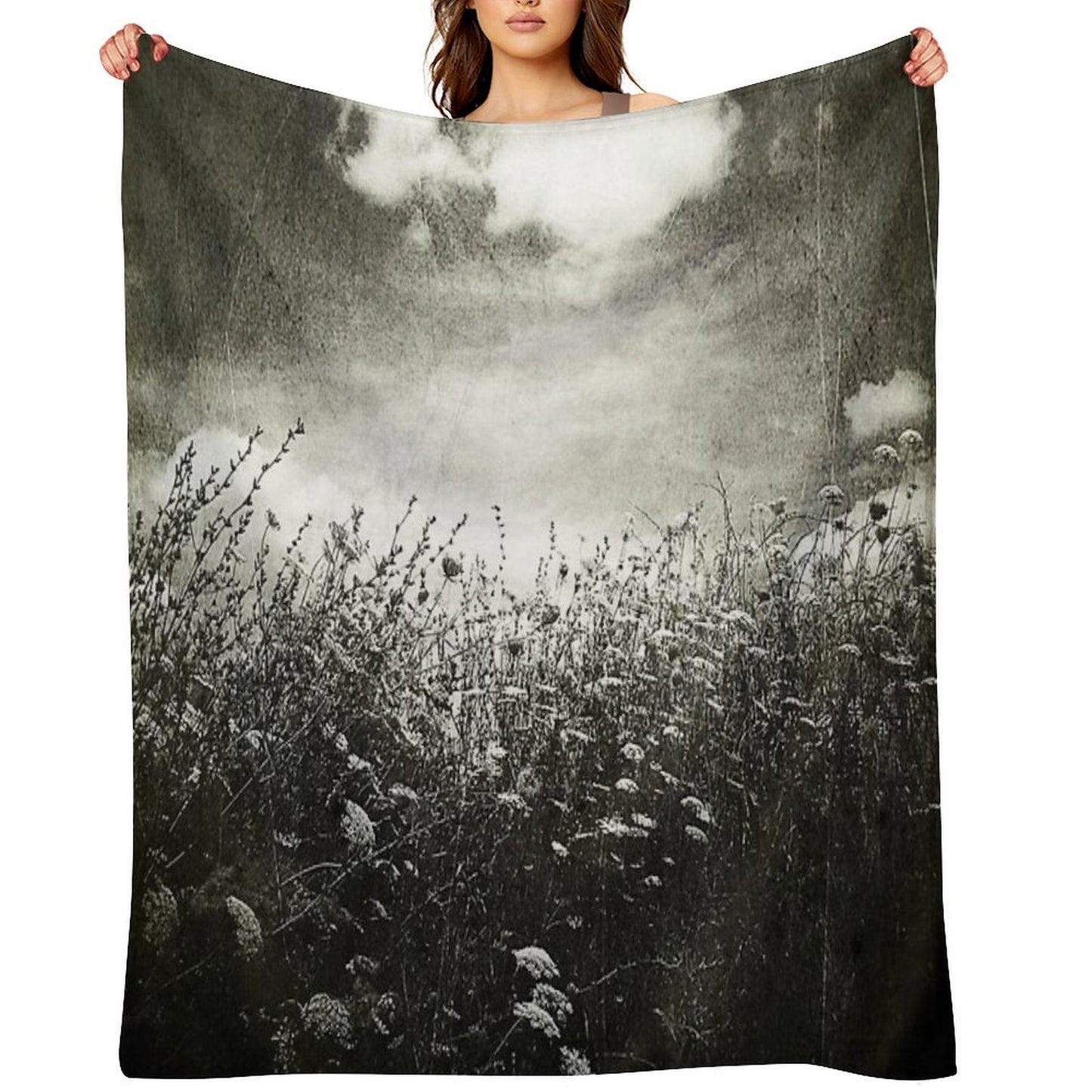 Counting Flowers Like They Were Stars Throw Blanket