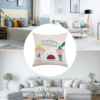 Ben And Holly Linen Throw Pillow Cover