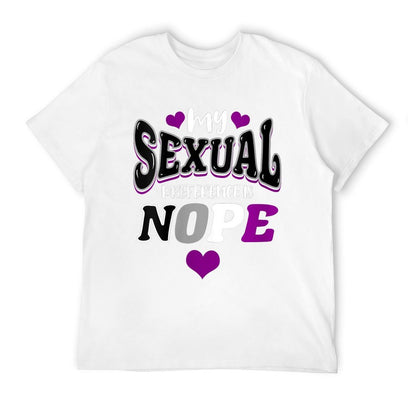 My Sexual Preference Is Nope Asexual Pride  Eco-friendly Material T-Shirt