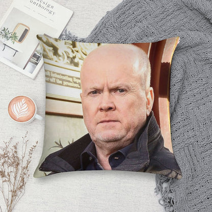 Phil Mitchell Eastenders And British TV Icon (Steve McFadden) Soft Gift Ready Throw Pillow