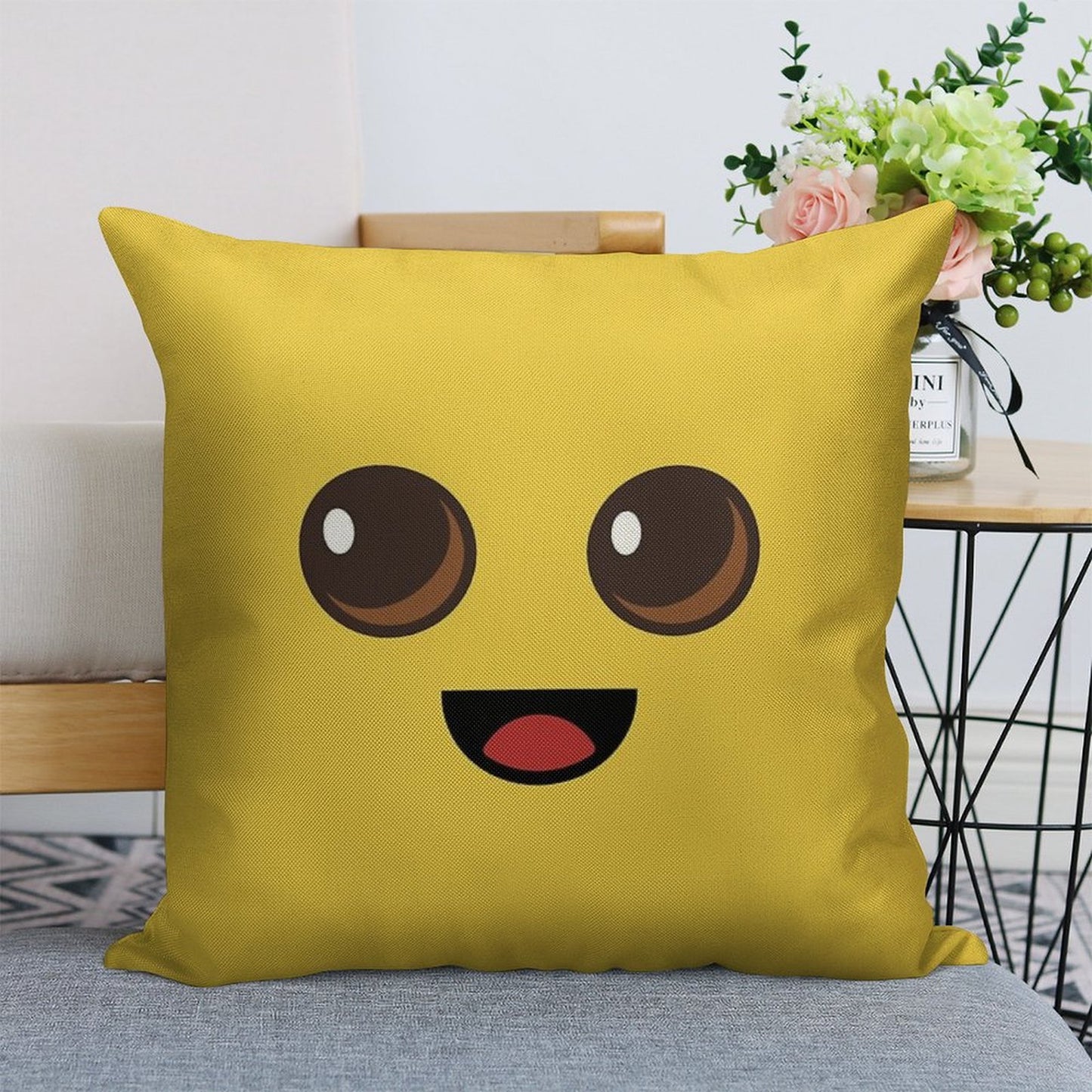 Peely Victory Royale Banana Linen Throw Pillow Cover