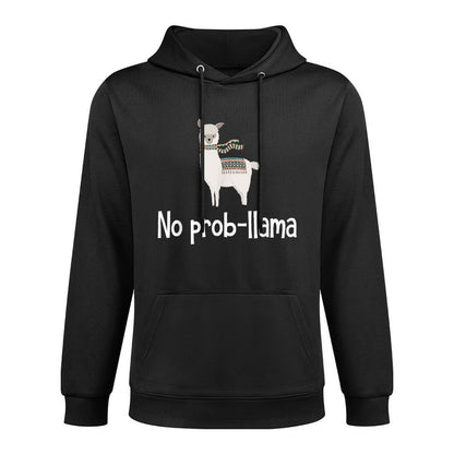 No Prob-Llama  Cute Llama & Alpaca Lover T-shirt G006062 Versatile Streetwear Hoodie