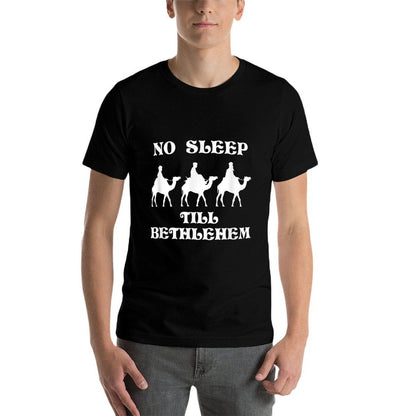 No Sleep Till Bethlehem Funny Three Wise Men Kings Christmas  Stretchy T-Shirt
