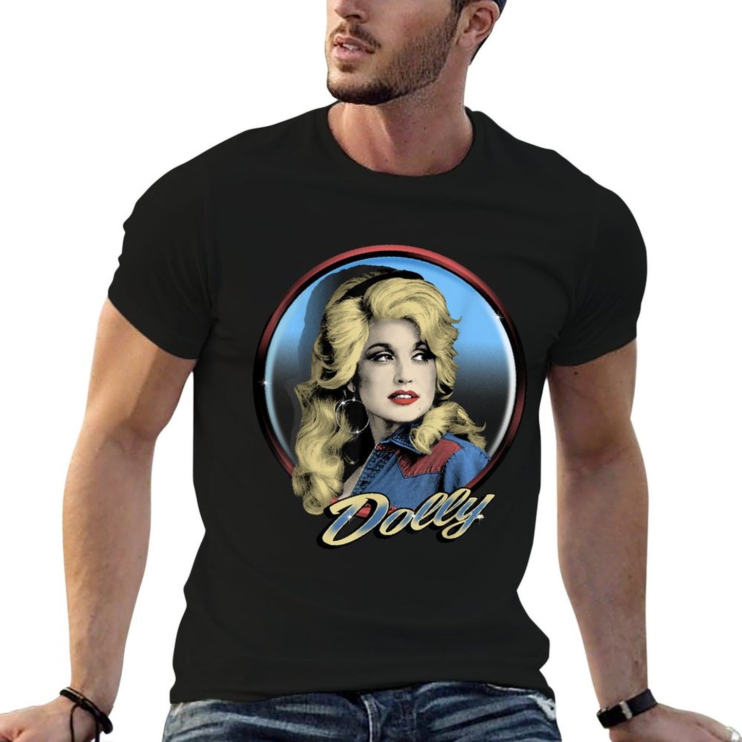 Dolly Parton Western  Cotton T-Shirt