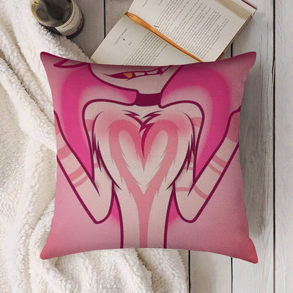 Floof Squish Linen Throw Pillow Cover