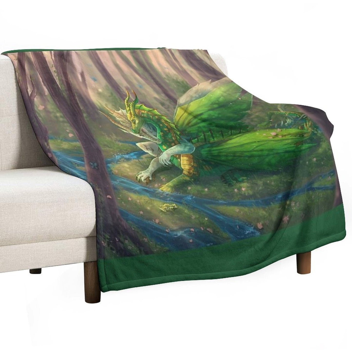 Wings of Fire - Sundew And Willow Throw Blanket