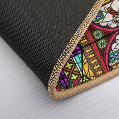 Patterns of The Stained Glass Window Bath Mat