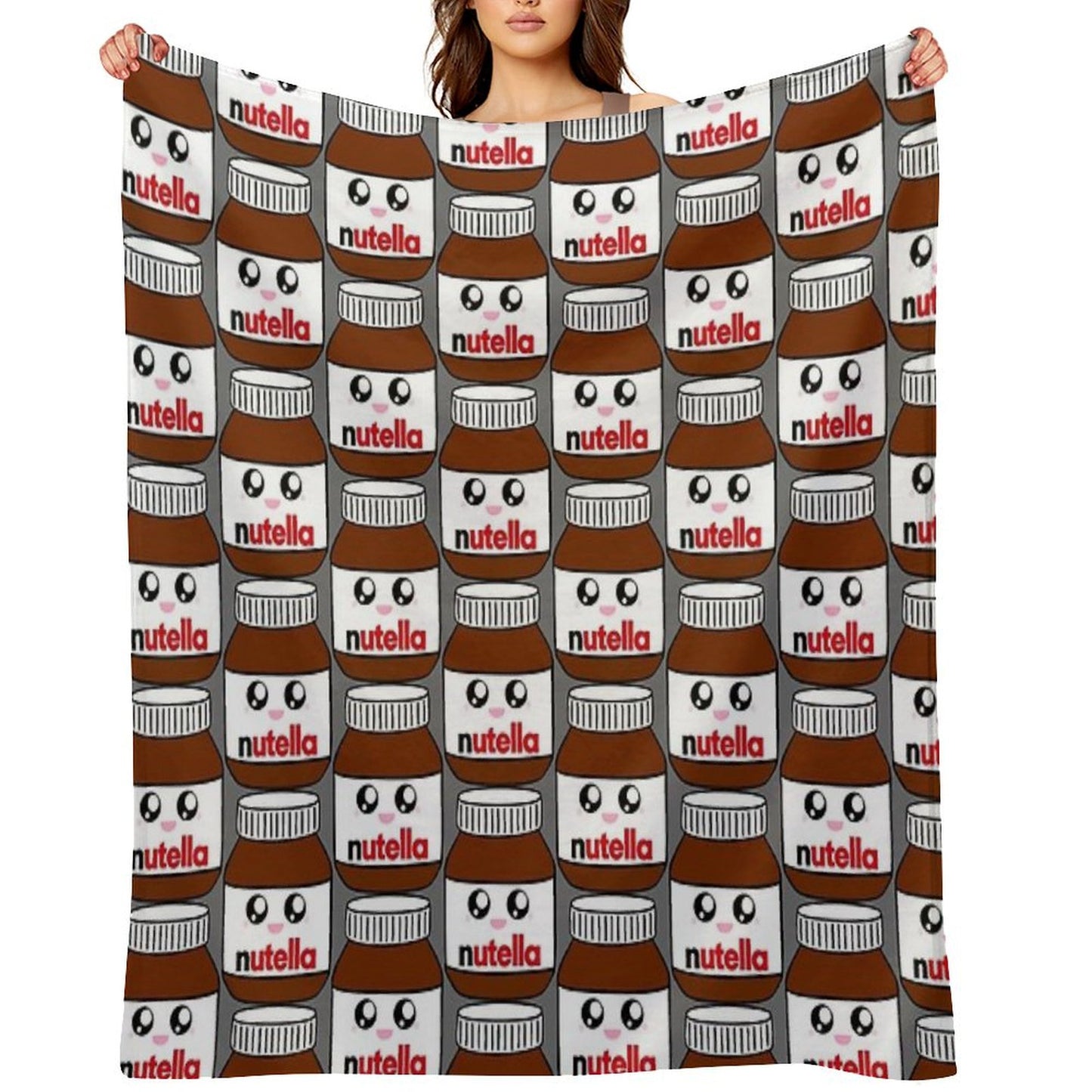 Nutella Throw Blanket