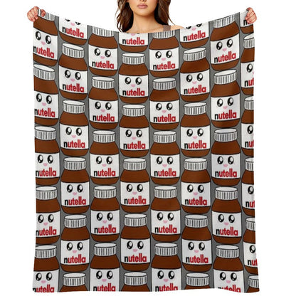 Nutella Throw Blanket