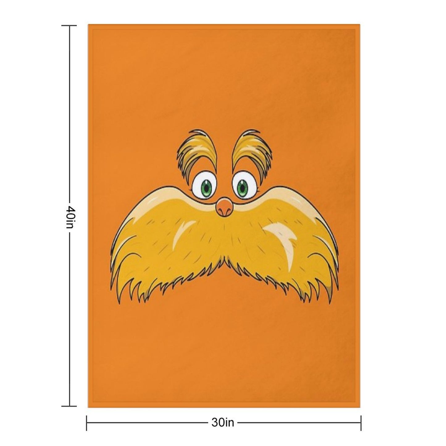 The Lorax Throw Blanket