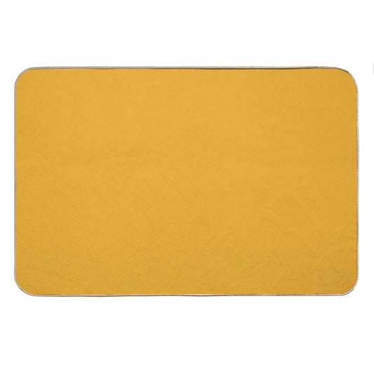 Best Seller Dark Golden Yellow Mustard Solid Color Coordinates With Coloro Mellow Yellow 034-70-33 Bath Mat